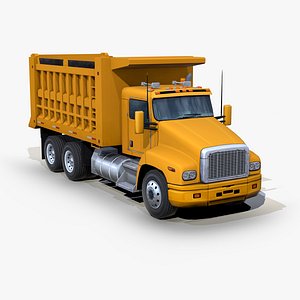 3D Heavy dump truck model