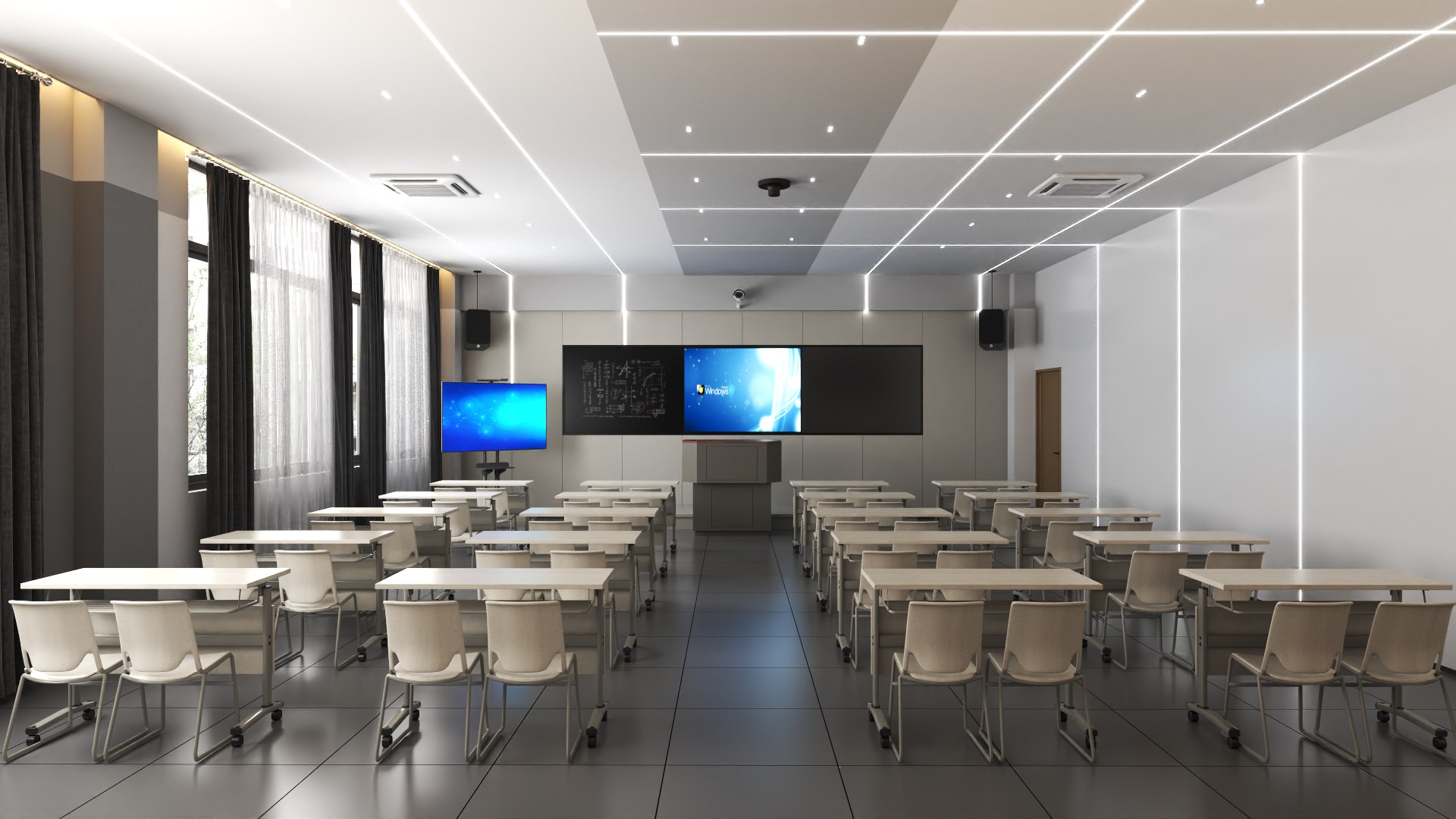 Smart Classroom 3D Model - TurboSquid 2157519