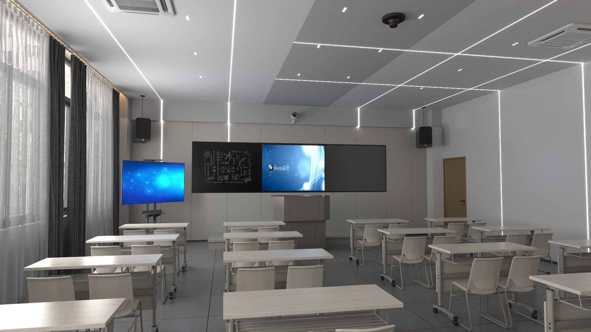 Smart Classroom 3D Model - TurboSquid 2157519