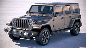 3D jeep wrangler sahara