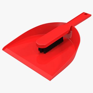 Dustpan and Brush 3D Models Set