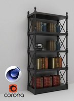 Bookshelf 02 C4D - Corona