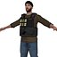 DEA Agent LOD2 Rigged Pack