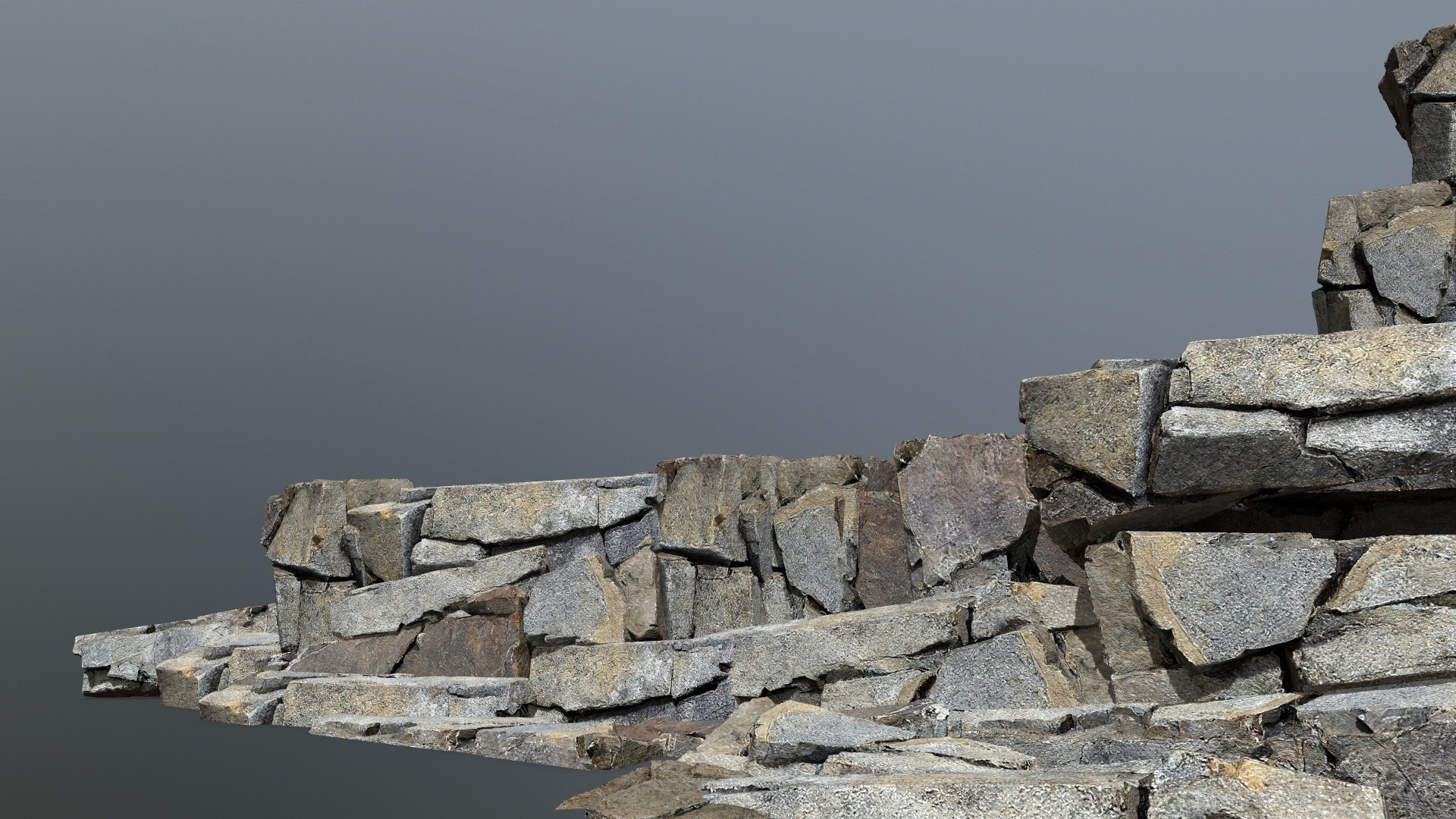 Cliff Rocks Model - TurboSquid 2259502