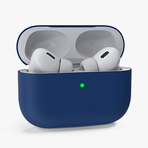 Apple AirPods Pro 2 USB-C with Silicone Case Blue
