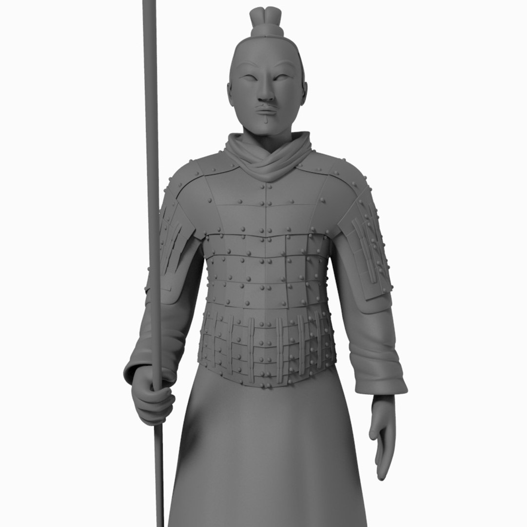 3d Model Chinese Character