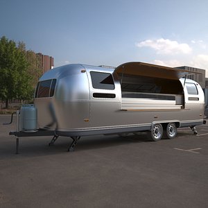 Airstream mobile kitchen trailer