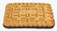 3D Christmas Chocolate Biscuit 05 model