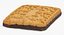 3D Christmas Chocolate Biscuit 05 model