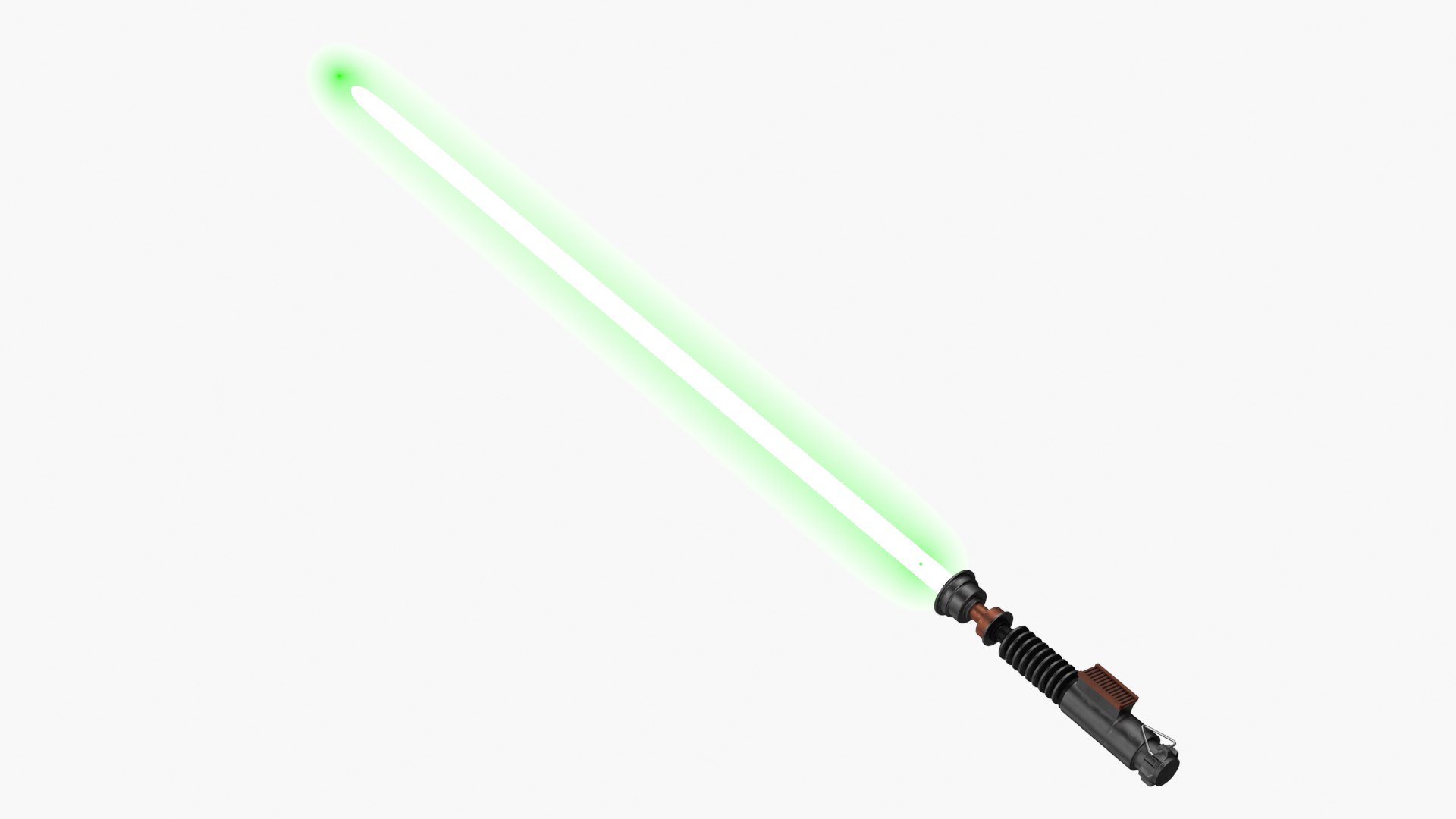 Luke Skywalker Lightsaber 3D model preview