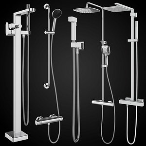 shower systems villeroy boch 3D model