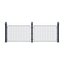 Metal Fencing Barrier Models for Gardens and Sidewalk 3D