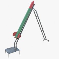 Qassam 3 Rocket with launcher