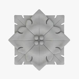 Gothic Ornament 004 3D