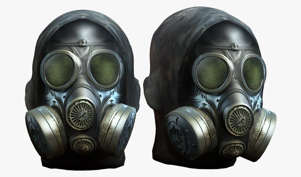 Gas mask helmet 3d model military combat fantasy cyborg space 3D model ...