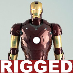 Iron Man Rigged