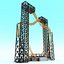vertical rollercoaster 3D model