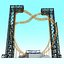 vertical rollercoaster 3D model