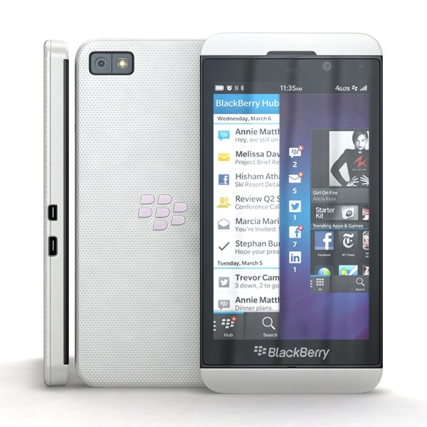 blackberry z10 white