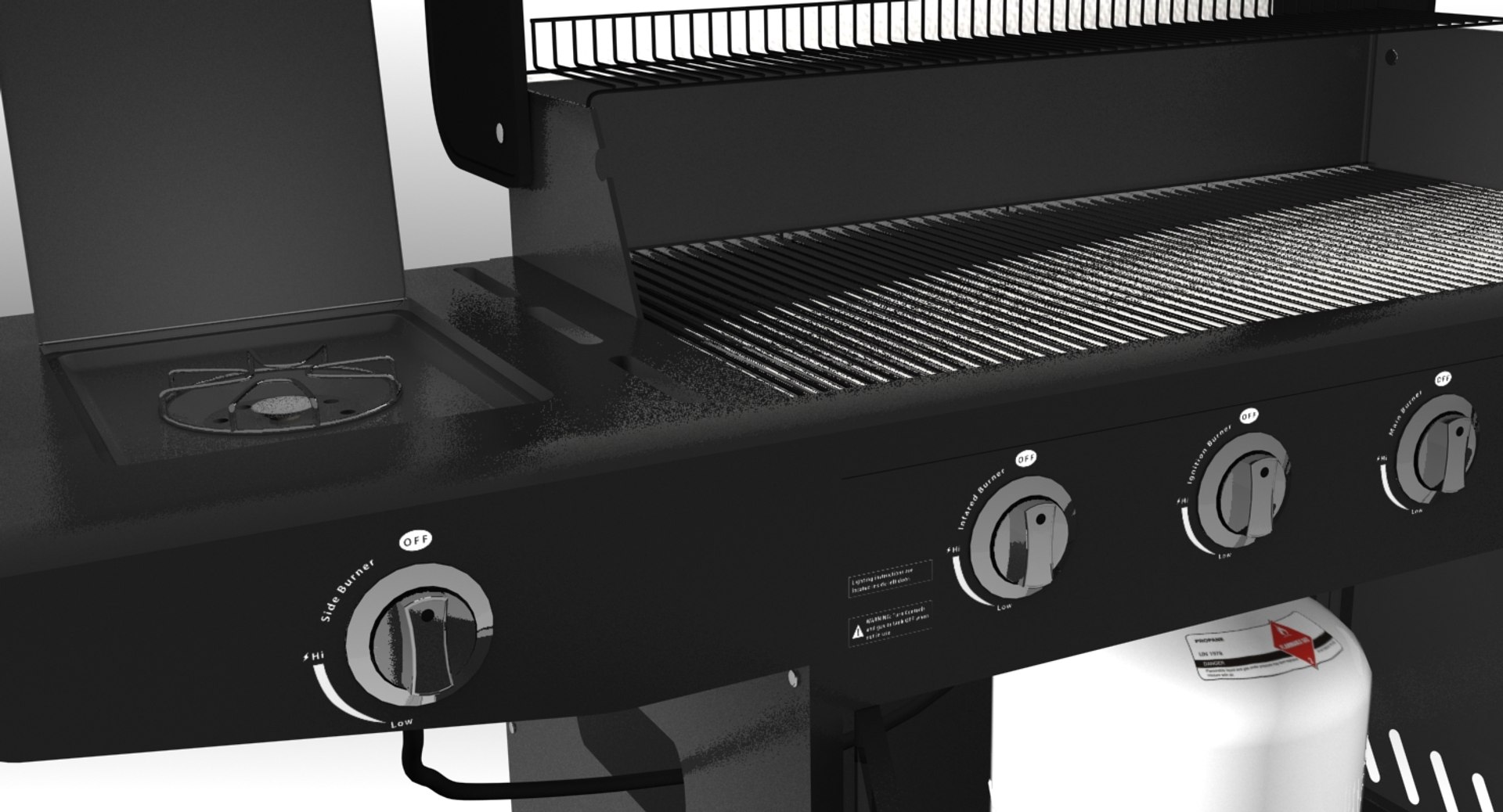 3d Kenmore Barbecue Modeled