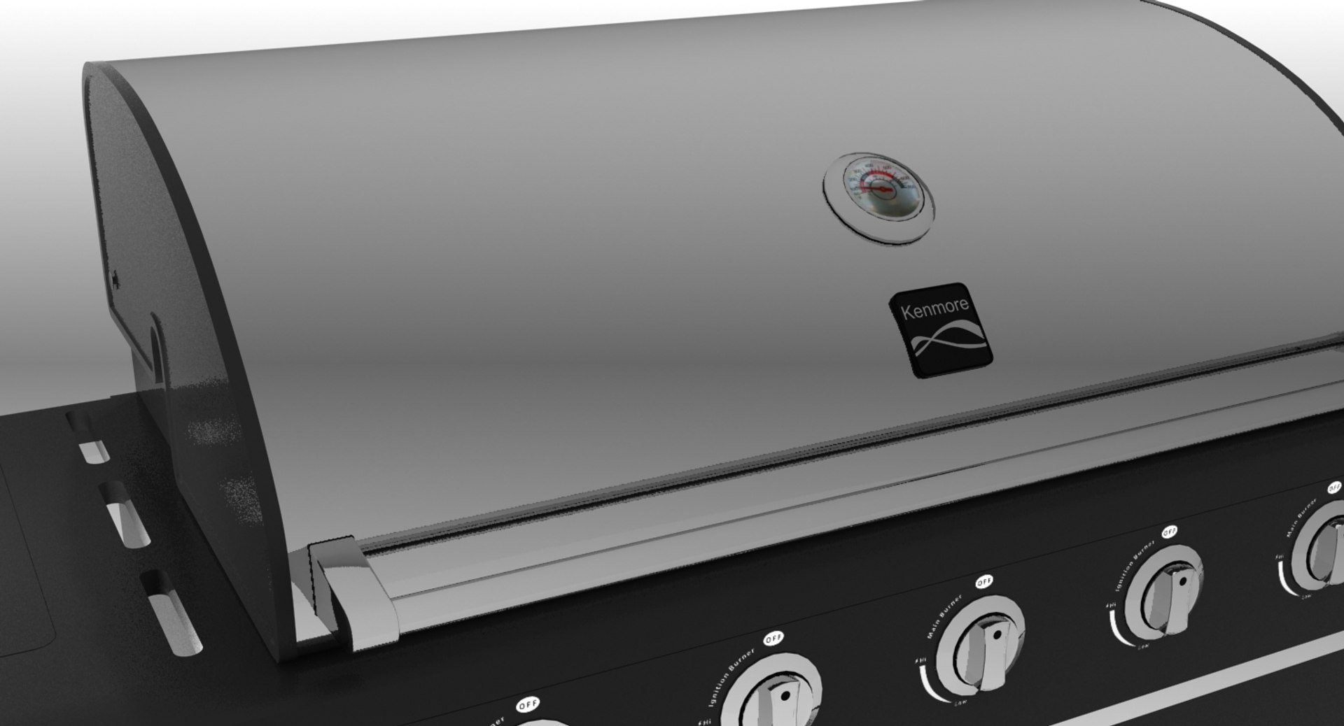 3d Kenmore Barbecue Modeled