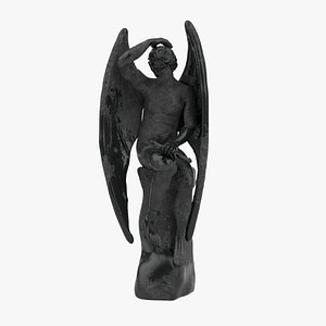 3D model Lucifer Statue