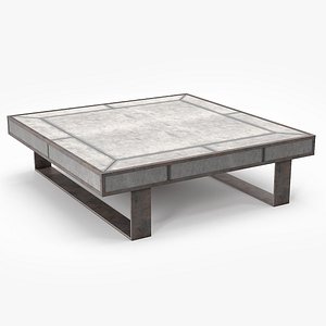 Louise Bradley Antique Mirror Coffee Table