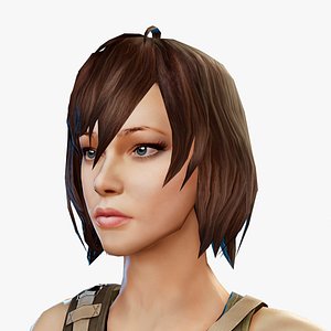 army girl 3D model