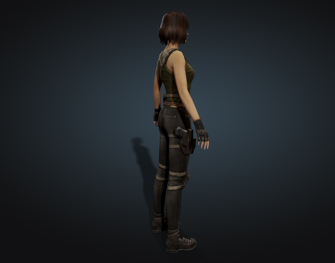 Army Girl 3d Model - Turbosquid 1616734