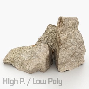 granite polys obj