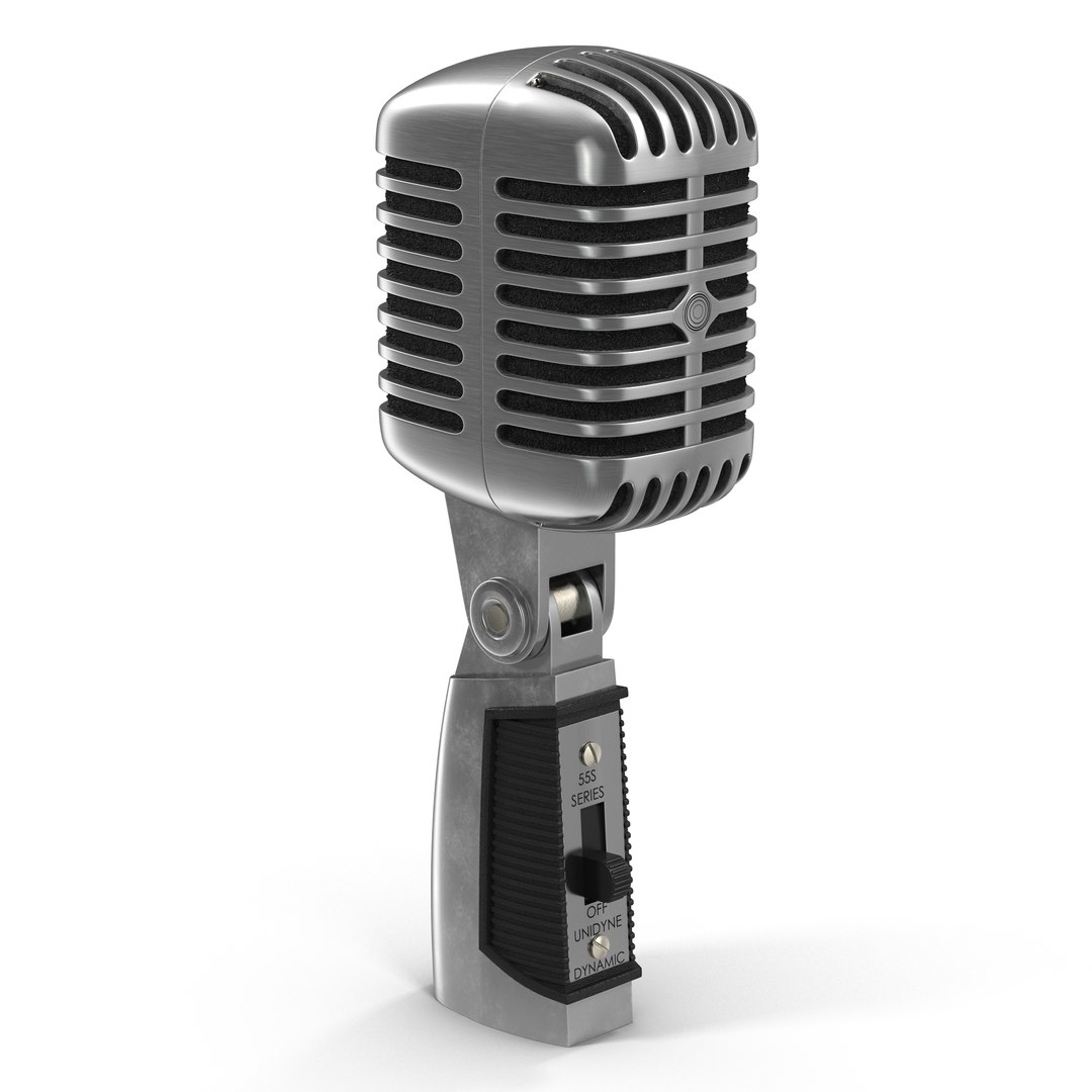 Classic Studio Microphone 2 Generic 3D model preview