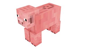 Minecraft Pig model