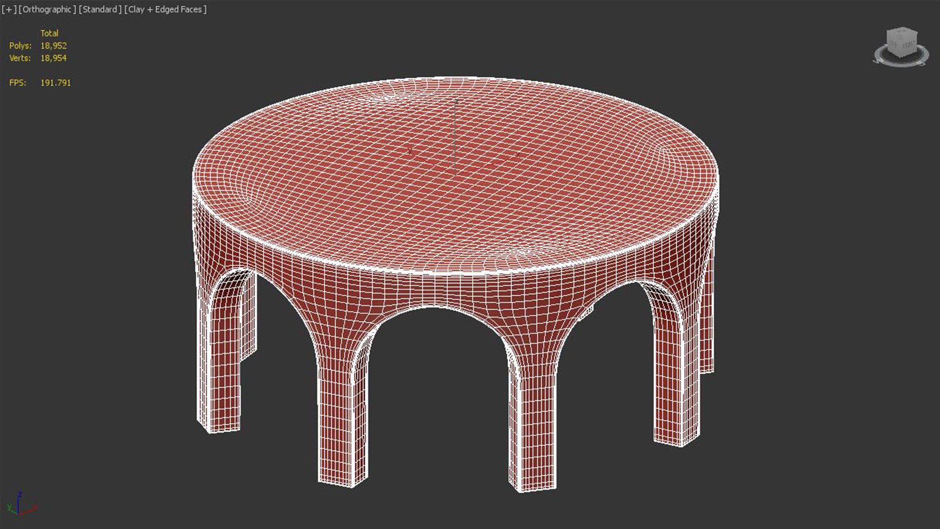 Villa Round Coffee Table 3D Model - TurboSquid 1896080