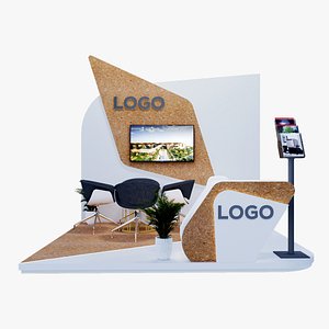Modern Booth Design 3x3 Inline