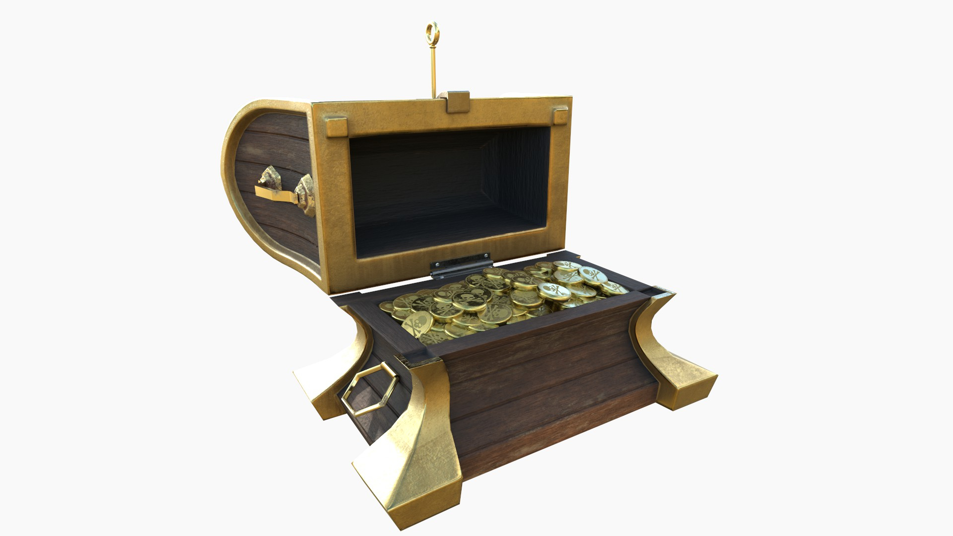 Curved Chest Animated model - TurboSquid 1718734