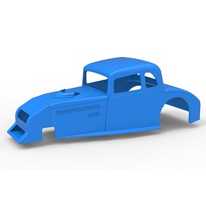 Shell of Canadian vintage modified stock car Scale 1 to 25