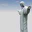 cristo redentor statue 3d max