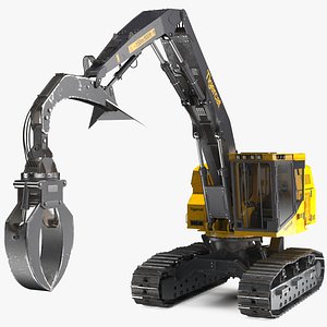 Tigercat 855D Tracked Knuckleboom Loader Dirty