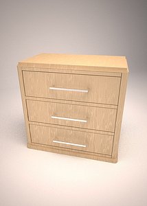 roselle night stand 3d model