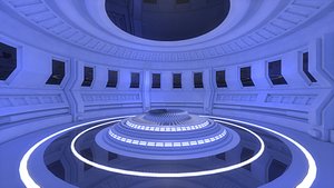 3D model Sci Fi Room