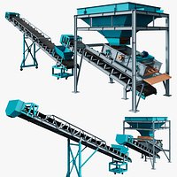 Vibrating Screen Machine for Concrete Batching Plant