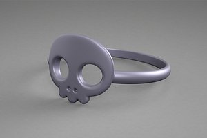 3D Skull Ring