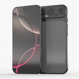 New Concept Smartphone with Triple Camera Grey