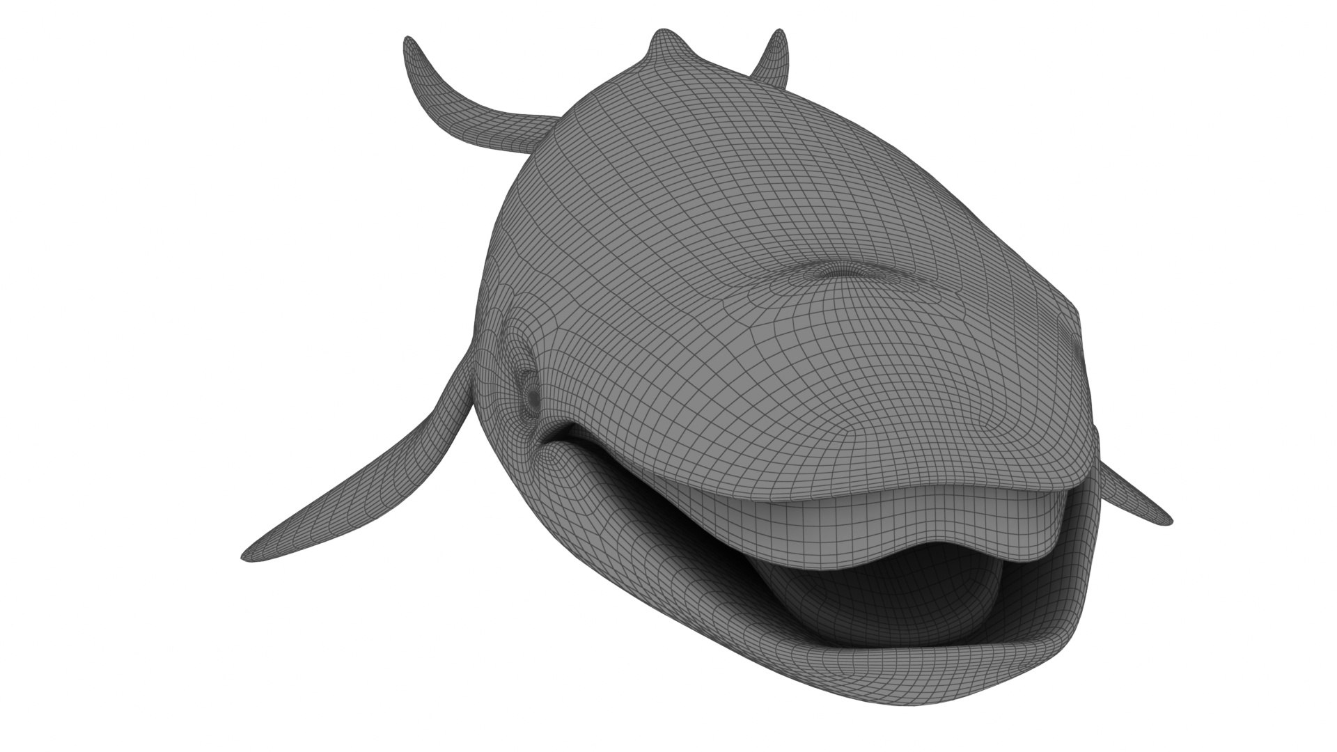 Cartoon Blue Whale 3D model - TurboSquid 2095736