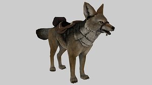 3D Wild Dog 3D Model model