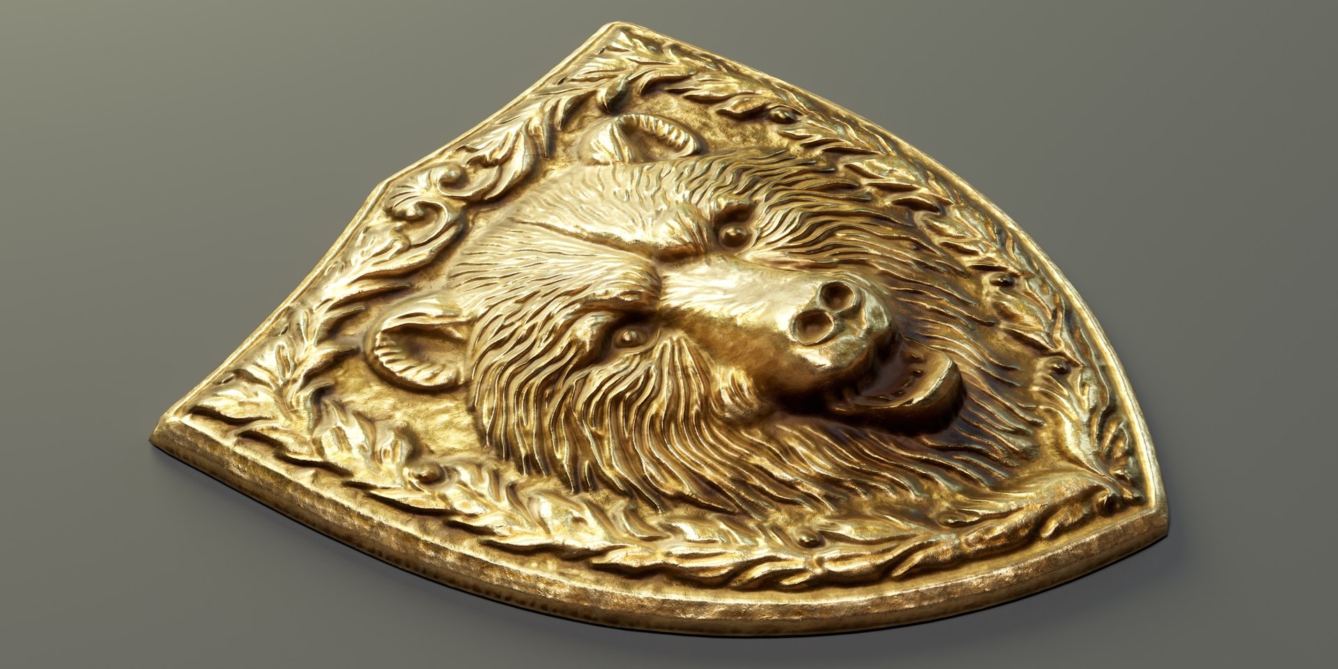 Bear Heraldic Emblem PBR 3D model https://p.turbosquid.com/ts-thumb/r4/DLzcex/q6/b_001/jpg/1743843590/1920x1080/fit_q87/9f7fc8873aab382dc8b28c58ea7106bc33136a83/b_001.jpg