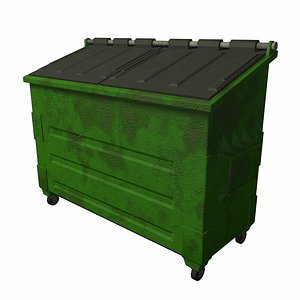 3d dumpster dump model