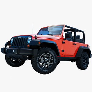 Jeep wrangler 2010 3D model