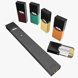 Juul Vaping Pod System Set 3D Model