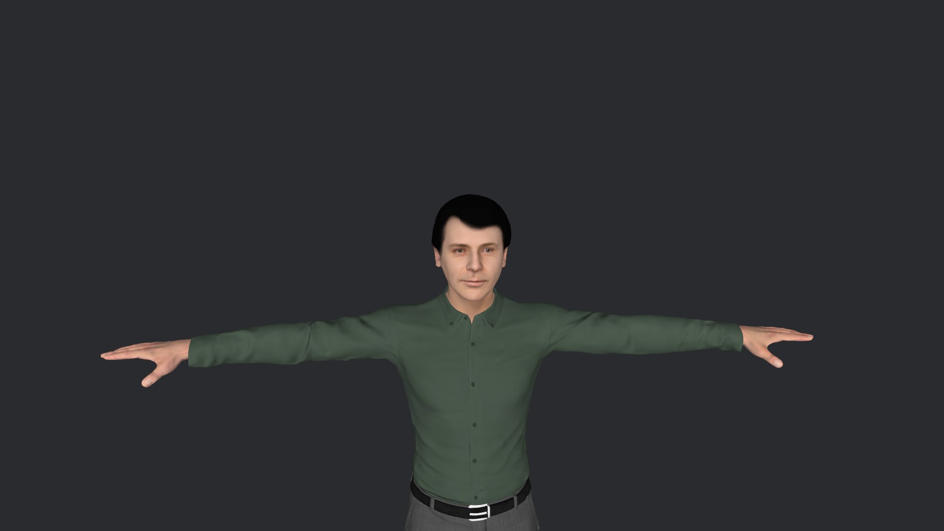 John Major Hyper Realistic Full Body Fully Rigged 3D Character 3D Model ...